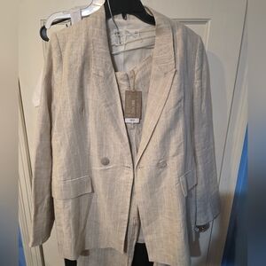 Mango Linen Suit
